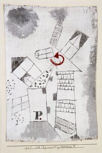 Evlerin Dinamizasyonu P.; Evin dinamizmi P by Paul Klee