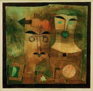 bir çift tanrı by Paul Klee