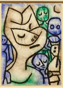 Bir yüzün ifadesi by Paul Klee