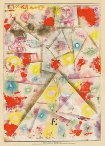 Anıt sayfası E, 1924. by Paul Klee