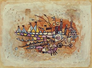 liman sahnesi by Paul Klee
