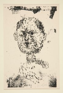 Kafa (Kopf) - Sakallı Adam (Baertiger Mann) by Paul Klee