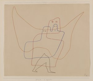 Meleklerin Bakımında, 1931. by Paul Klee