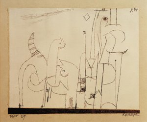 kediler by Paul Klee