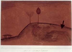 Akşam karanlığında manzara by Paul Klee