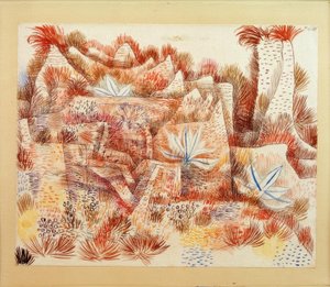 Agav ile manzara by Paul Klee