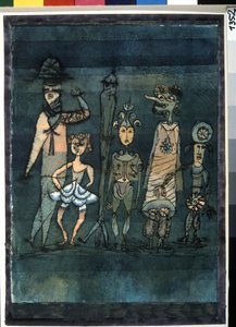 Maskeler. Paul Klee'nin tablosu (1879-1940) by Paul Klee
