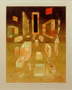 Uzayda birleştirilmemiş by Paul Klee