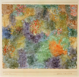 çiçek açan kuzey bahçesi by Paul Klee