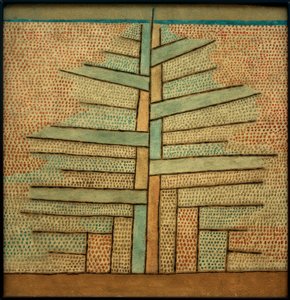 Paul Klee, çam / resim, 1932 by Paul Klee