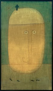 Paul Klee, Korkunun Maskesi / Resim, 1932 by Paul Klee