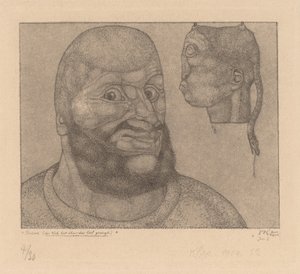 Perseus (Zeka kedere galip geldi) [Perseus-Beynin Bedene Karşı Zaferi] by Paul Klee