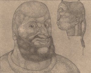 Perseus Wit kedere galip geldi [Perseus-Beynin Bedene Karşı Zaferi], 1904. by Paul Klee