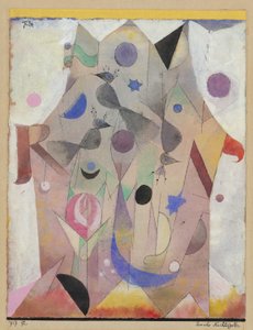 Farsça Bülbüller (Farsça Bülbüller) by Paul Klee