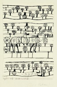 piktografi; Resimler yazıt by Paul Klee