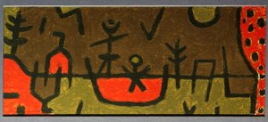 parktaki gölet by Paul Klee
