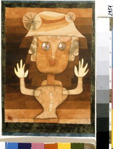 Oyuncak bebek. Paul Klee'nin tablosu (1879-1940) by Paul Klee