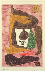 kırmızı el by Paul Klee