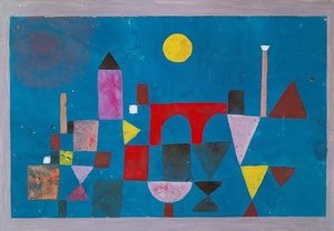 Kırmızı köprü. 1928 by Paul Klee