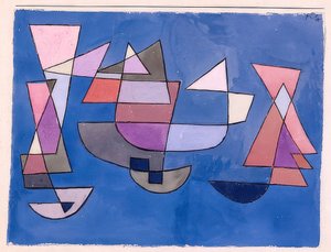 Yelkenli gemiler. 1927, 225 by Paul Klee