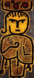 Küçük Manav; Küçük meyve tüccarı by Paul Klee