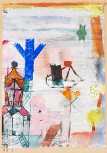 Küçük Vapur, 1919. by Paul Klee
