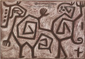 Squabble Düeti, 1938. by Paul Klee