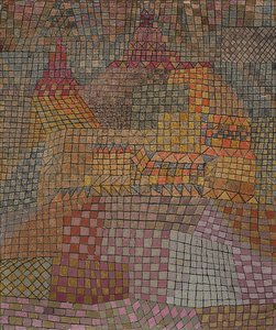 Şehir kalesi Kr. 1932 by Paul Klee