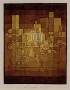 Şehir perspektifi by Paul Klee