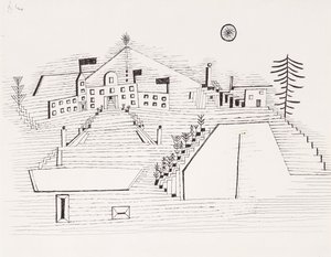 Beride'deki Yazlık Saray; Beride yakınlarındaki yazlık saray by Paul Klee