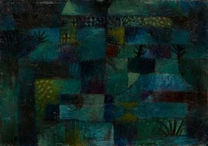 Teraslı Bahçe, 1920. by Paul Klee