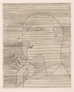 Hesaplayan Yaşlı Adam by Paul Klee
