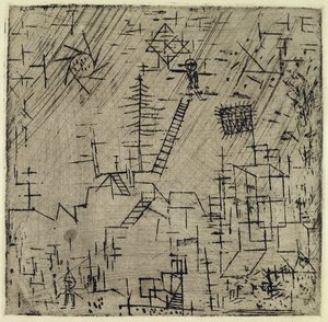 Nisan ayında Sihirbaz by Paul Klee
