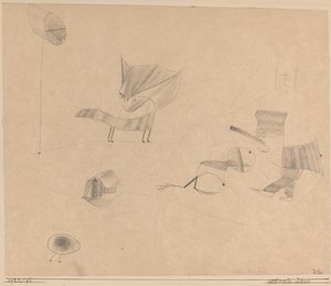 büyülenmiş hayvanlar by Paul Klee