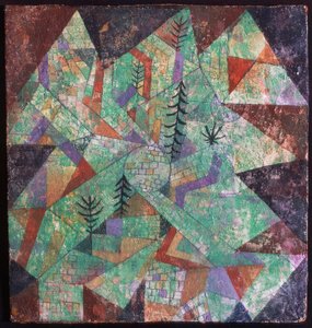 orman inşaatı by Paul Klee