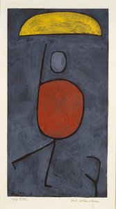 Bir şemsiye ile, 1939. by Paul Klee