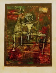 Atlı Cüce Müjdeci by Paul Klee