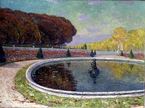 Grand Bassin (tuval üzerine yağlı boya) by Paul Leduc