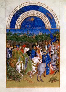 Mayıs, 1412-1416 by Paul Limbourg
