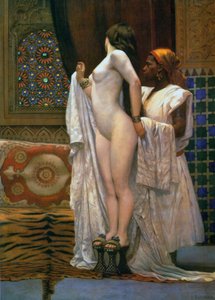 Harem: Banyodan Sonra, c.1894 (renkli taş) by Paul Louis Bouchard