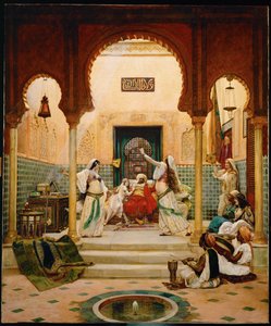 Les almees (tuval üzerine yağlıboya) by Paul Louis Bouchard