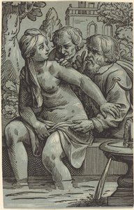 Susanna ve Yaşlılar by Paul Maupin, after Jacques Stella