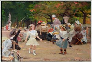 Tuileries Bahçelerindeki Çocuklar