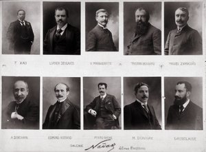 Paul Nadar'ın on portresi (s / b fotoğraf) by Paul Nadar