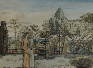 Bahçedeki Barbara by Paul Nash