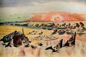 Mısırdaki Bombacı, 1940 by Paul Nash