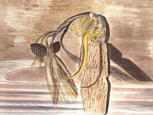 Kumların Üzerindeki Nesneler by Paul Nash