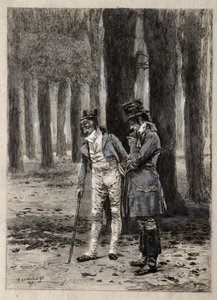 İki Figürün İncelenmesi by Paul Rajon