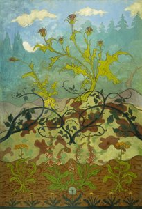Devedikeni ve Yüksükotu; Chardons ve Dijitaller, 1899 by Paul Elie Ranson