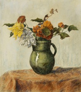 Çiçek vazosu; Çiçek Vazosu, c.1900 by Paul Elie Ranson